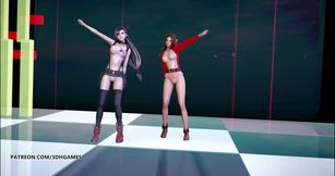 Berry good - Mellow Mellow, Tifa Lockhart Aerith, naked dance final fantasy 7 remake ff7