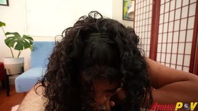 busty latina teen gabriella lopez sucks hard dick and titty fucks till facial