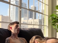 Badbarbiepriv BG Sex Tape On The Couch