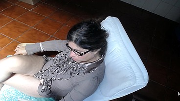 STUPID STUDENT TAKE AN EXAM TO DIRTY TEACHER WITH CUM ON HER FACE