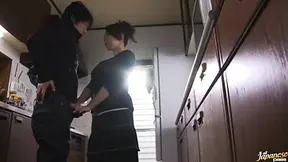 Sultry Yumi Kazama Sucks Hard Cock Before Steamy Kitchen Fuck Fest