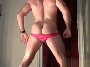 HOTGYMNAST RED BRIEFS