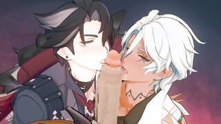 wriothesley ifa sucky-sucky - genshin influence