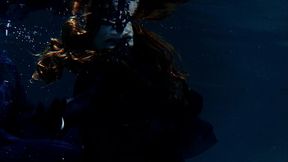 gothic underwater shooting in swimmimg pool!