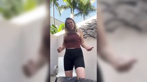 German Mature MILF strips down and flaunts off big ass