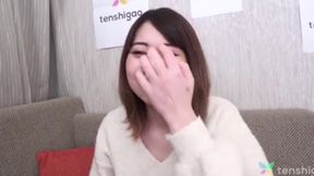 Newbie Japanese Amateur Risako's First Time Couch Casting Interview Leads to Explicit