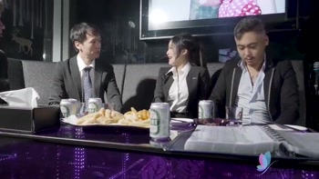 Penny and Her Office Staff Stay Out Late to Celebrate and End up in Bed