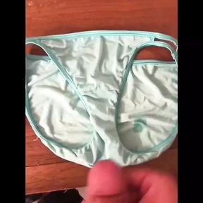 Cumming on panties!  Three different pairs!