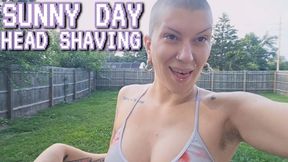 Sunny day head shaving [MP4 - 1080p]