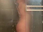 Mommy in the shower?