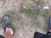 Solo Male Outdoor Pissing Compilation