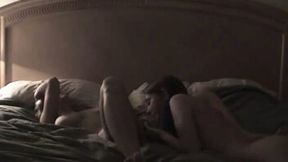 My GF playing and pounding her best friend with strapon dick