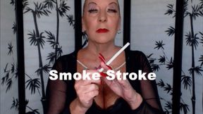 Smoking 120 Cigarette Red Lipstick Stroking Encouragement HD (MP4)