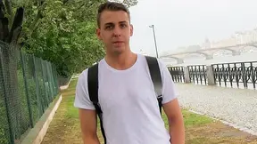 Good-looking teen amateur swallows a huge load after anal
