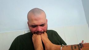 Foot gagging, part 4, by Anita Perversa and Slave, HD