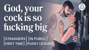 Fucked hard by a biker guy with a monster cock Stranger sex Real public sex