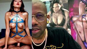 sweaty blue bondage slut cowgirl fuck, ai generated