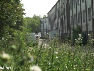 The lair. Going stripped in an abandoned factory! Erotic horror