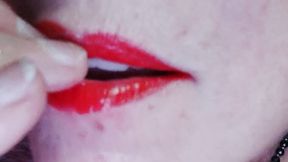 Your cum is in me, but my lipstick is on your dick....