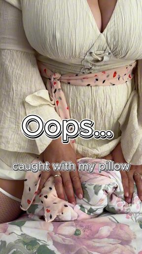 This cushion is lovely! A soft cushion and a soft MILF