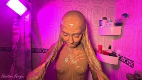 I Made a Small Chocolate Mess in the Bathroom and Then Clean