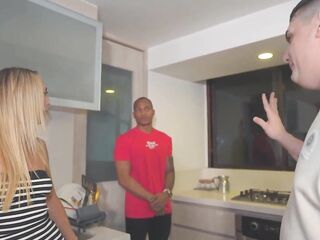 Babydoll swallows a massive load from my BBC ally!