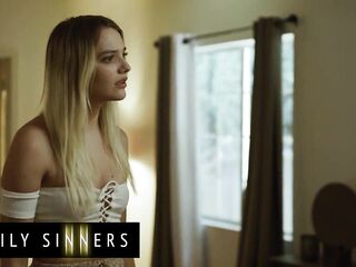 FAMILY SINNERS - Stepfather Gives His Breathtaking Golden-haired Stepdaughter A Night Of Excitement This babe’ll At no time Forget