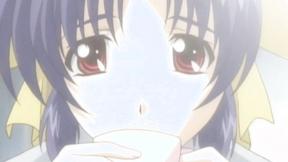 ”Big Titted hentai teen fucks her man on the beach”