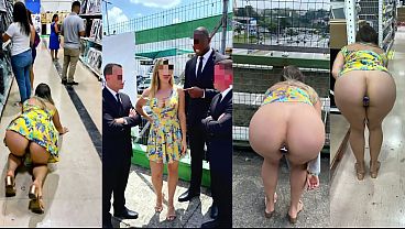 Married exhibitionist gets caught by security at Leroy Merlin