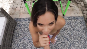 ”Curvy booty football fan gets banged from behind”