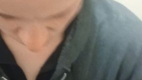 Petite wife gags on cum