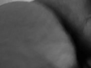 Wet and Hairy FtM Ass - Slowly Pulling Out Toys