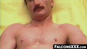 FalconsXXX.com - Gymnasts Joe and Justin stroke and fuck in a playful anal session