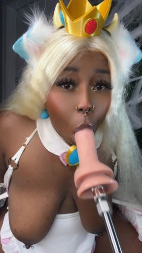Cowpeach Sloppy Blowjob