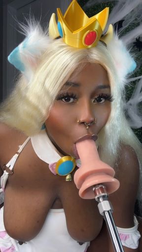 Cowpeach Sloppy Blowjob