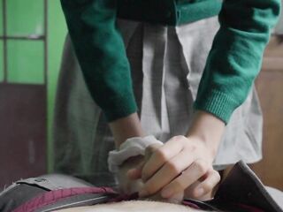 Me VENGO Rápido con Chavita ESTUDIANTE! Follamos en su Cuarto y le Gustó Comerse la LECHE! (HD)