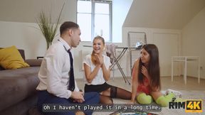 RIM4K&period; Dip our tongues in your sexual fantasy&period; Hot fetish sex with Michy Perez and fri