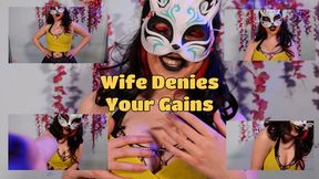 Wife Denies Your Gains While Teasing You (RP)