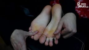 Young foot goddess worship