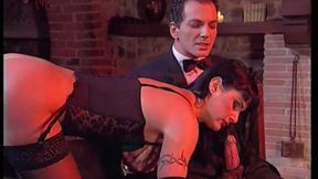 Orgy at the Count's House: 3 Sluts Get Ass-fucked in Doggy Style