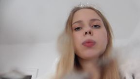 Tall Princess Kelly Spit in Your Face and Mouth