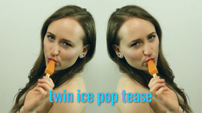 Twin Ice Pop Tease