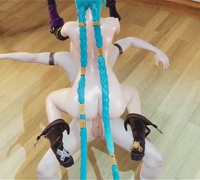 Lol Hentai - Jinx Ridding a Dick