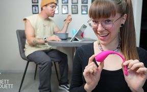 Sneaky Masturbation Under the Table!!