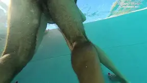 All Natural MILF Julia North Underwater Anal in the pool