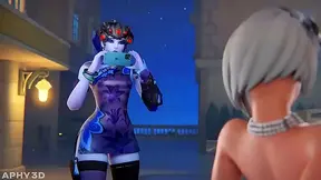 Ashe Seduced Before Her Wedding Night in Spicy 3D Hentai Romance