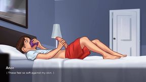 step sister and anon make hot seen in summertime saga part 9