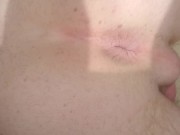 Twink perineum sunning asshole while neighbours can see