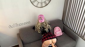 Asian stepdad deep throats Japanese teen 18yo doggystyle cumshot inside pussy&#x1F32E;&#xFE0F;