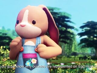 Hero's Egg Hunt - Ida x Midoriya x Bakugo - My Hero Academia CG Animation Parody